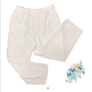 90s pleated, blue pin-striped pant